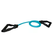 Fitnesz tube gumikötél edzőtermo használatra, gyenge közepes erősségű, kék Fitnesz tube gumikötél edzőtermo használatra, gyenge közepes erősségű, kék
