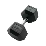Sveltus Hex egykezes gumírozott kézisúlyzó 27,5 kg 1 db, gumirozott fejvéggel Sveltus Hex egykezes gumírozott kézisúlyzó 27,5 kg 1 db, gumirozott fejvéggel