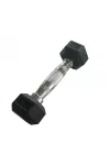 Sveltus Hex egykezes gumírozott kézisúlyzó 1 kg 1db, gumírozott fejvéggel