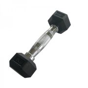 Sveltus Hex egykezes gumírozott kézisúlyzó 1 kg 1db, gumírozott fejvéggel Sveltus Hex egykezes gumírozott kézisúlyzó 1 kg 1db, gumírozott fejvéggel