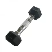 Sveltus Hex egykezes gumírozott kézisúlyzó 1 kg 1db, gumírozott fejvéggel Sveltus Hex egykezes gumírozott kézisúlyzó 1 kg 1db, gumírozott fejvéggel