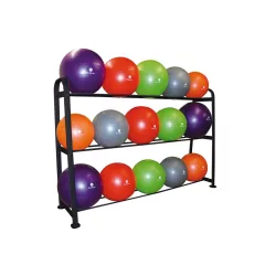   Gimnasztikai labda tároló állvány 276x70x180cm 12-16 db nagy fitneslabda tárolásához alkalmas