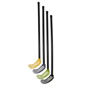   Medi junior | Floorball ütő (svéd iskolai egyedi ütő kék vagy zöl fejjel, 85/96cm kölyök műanyag floorball)