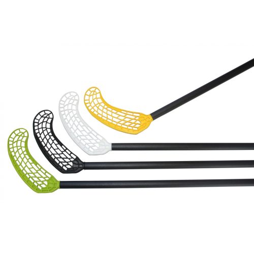 Floorball ütő (egyedi, beta senior, 95/107 cm, sárga fejjel)