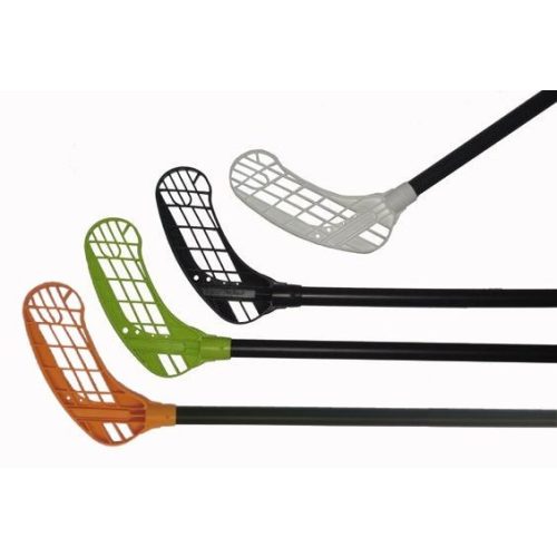 Eurostick Master Orange | Floorball ütő (egyedi floorball ütő jobbra ívelő konkáv narancs színű fejjel fekete nyéllel ,  95/106 cm ütő)