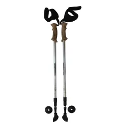   Acito | Nordic Walking alumínium teleszkópos bot (350 gr. 65 cm-re összecsukható, velcro csukló pánttal, antischock kivitel, max 153 cm)