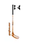 Floorball ütő (grippes, junior, Splash narancs, 80/91 cm nyéllel, jobbra ívelt fejjel ellátott teremhoki ütő)