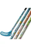 Splash Blue kék jumior floorball ütő 80/91 cm jobbra ívelt fej függóleges játéktartásban