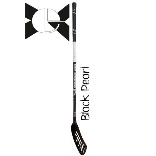Black Pearl | Floorball ütő (IFF jóváhagyott grippes verseny ütő fekete árnyalat 2016 évi verseny modell 96/108 cm jobbra ívelő fejjel)