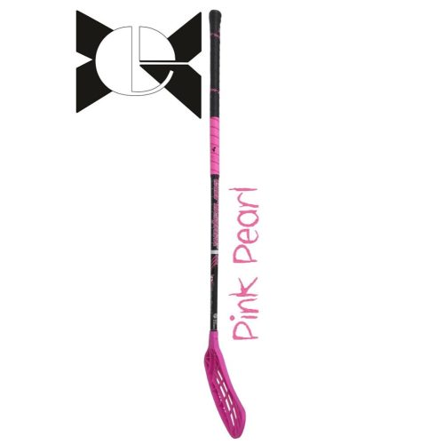 Pink Pearl | Floorball ütő (IFF jóváhagyott grippes verseny ütő fekete árnyalat 2016 évi verseny modell 96/108 cm jobbra ívelő fejjel)