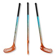   Floorball ütő Acito Force one 80/95 narancs, jobbra ívelő fej, L jelű ütő