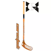   Force One Orange | Floorball ütő (floorball grippes egyedi senior űtő 95/106 cm nyél és balra ívelő fej)