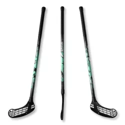   Floorball ütő junior, grippes almazöld Acito Apache 80/91cm jobbra ívelő fejjel