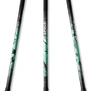 Floorball ütő junior, grippes almazöld Acito Apache 80/91cm jobbra ívelő fejjel
