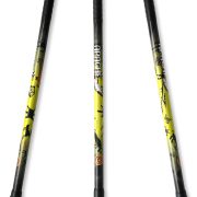 Floorball ütő grippes junior, sárga Acito Apache 80/91 jobbra ívelő fejjel