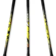 Floorball ütő grippes junior, sárga Acito Apache 80/91 jobbra ívelő fejjel