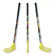 Floorball ütő grippes ENGINES, 80/91cm jobbra ívelő fejjel L jelű ütő SÁRGA Floorball ütő grippes ENGINES, 80/91cm jobbra ívelő fejjel L jelű ütő SÁRGA