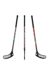 Floorball ütő grippes Acito STR piros 95/106cm jobbra ívelő fej
