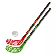 Floorball junior szzett Real 2 ütő 1 labda 70cm nxél/84cm teljes hosszz Floorball junior szzett Real 2 ütő 1 labda 70cm nxél/84cm teljes hosszz