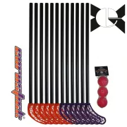 Baby Floorball sett (65cm nyéllel - ovis palánklabda szett 3 labdával 12 ütővel) Baby Floorball sett (65cm nyéllel - ovis palánklabda szett 3 labdával 12 ütővel)