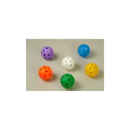 Floorball labda extra szett gyerekeknek (ultra soft puha biztonsági anyagból, iskolai óvódai és hobby célú használatra gyakorló 6 db-os labda sorozat élénk színekkel)
