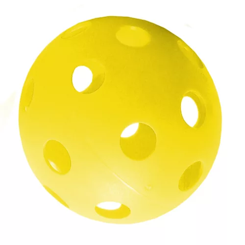 Floorball labda sárga, szabvány méret