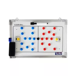   TacticSport | Floorball taktikai tábla (30x45cm, mágneses, alumínium, írható törölhető, közepes méret)