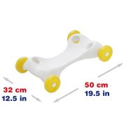 Csak csomagban kapható Gördítő talp (guruló Rody lóhoz)