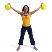 Vízzel tölthető műanyag súlyzó (2db training bowl)