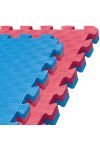 Capetan® 100x100x2cm puzzle tatami szőnyeg kék/piros színben - tatami tornaszőnyeg védőszegéllyel, csak 2 db rendelhető, kifutó tétel