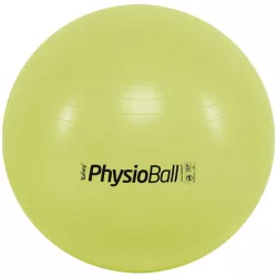   Fitball olasz gimnasztika labda maxafe, 65 cm - banánzöld, ABS biztonsági anyagból, 120 kg felhasználói testsúlyig