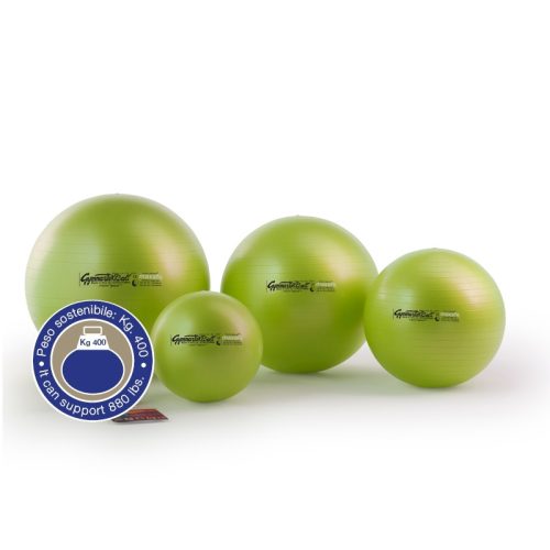 Fitball gimnasztika labda maxafe, 65 cm - zöld, ABS biztonsági anyagból