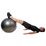   Fitball gimnasztika labda maxafe, 75 cm - antracitszürke, ABS biztonsági anyagból