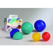 Activa Ball masszázslabda,  erős masszázs, 1db piros/1db sárga szett, 9-12 cm