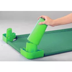   Lábhosszabbító magasító szett óvodai fektetőhöz (zöld színben)