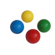   Színes műanyag labda 220 mm átmérővel , szelepesen fújható játéklabda