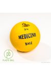 Medicin 3 kg, 18cm, sárga szín, sportmintás sárga falú medicinlabda