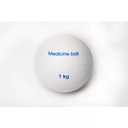 Medicin, 1 kg 12,5cm, sportmintás fal, fehér