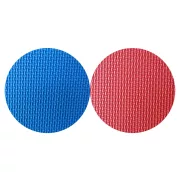 Capetan® Floor Line | Tatami szőnyeg, sportpadló (100x100x2,5cm, magas anyagsűrűségű puzzle szőnyeg, piros/kék színben)