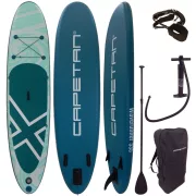Capetan® - 150Kg - Navy 335 X 81 X 15cm SUP Deszka Készlet - Bokapánttal És Kajak Ülésnek Előkészített Csatlakozókkal Capetan® - 150Kg - Navy 335 X 81 X 15cm SUP Deszka Készlet - Bokapánttal És Kajak Ülésnek Előkészített Csatlakozókkal