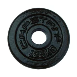   Capetan® | Súlytárcsa (1,25kg acél tárcsasúly kalapácslakk felülettel, 31 mm lukátmérővel)