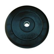   Capetan® | Gumírozott súlytárcsa (10 kg standard tárcsasúly 31mm lukátmérővel, acél gyűrűvel a közepén)