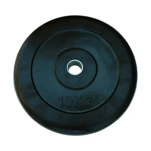 Capetan® | Gumírozott súlytárcsa (10 kg standard tárcsasúly 31mm lukátmérővel, acél gyűrűvel a közepén)