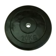 Capetan® | Gumírozott súlytárcsa (20 kg standard tárcsasúly 31mm lukátmérővel, acél gyűrűvel a közepén) Capetan® | Gumírozott súlytárcsa (20 kg standard tárcsasúly 31mm lukátmérővel, acél gyűrűvel a közepén)