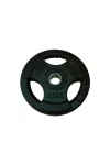 Capetan® Tri Grip | Gumírozott súlytárcsa (ergonómikus 2,5Kg tárcsasúly 31mm lukátmérővel)