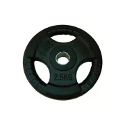 Capetan® Tri Grip | Gumírozott súlytárcsa (ergonómikus 2,5Kg tárcsasúly 31mm lukátmérővel) Capetan® Tri Grip | Gumírozott súlytárcsa (ergonómikus 2,5Kg tárcsasúly 31mm lukátmérővel)