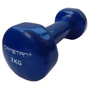   Capetan® | Egykezes súlyzópár (2x2kg, puha vinyl bevonatos acél súlyzópár)