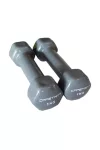 TacticSport Professional Line | Egykezes kézisúlyzó pár (2x1kg, puha vynil bevonatú acél kézisúlyzó pár)
