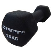   Capetan® Professional Line | Kézisúlyzó pár (2x1,5kg neoprene bevonatú egykezes acél súlyzó pár)