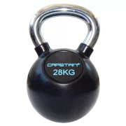 Capetan® Professional Line | Kettlebell (28kg, krómozott nyelű, gumival bevont acél harangsúly) Capetan® Professional Line | Kettlebell (28kg, krómozott nyelű, gumival bevont acél harangsúly)